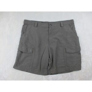 Reel Legends Shorts Mens 42 Green Cargo Lightweight Fishing Fisherman‎ Casual